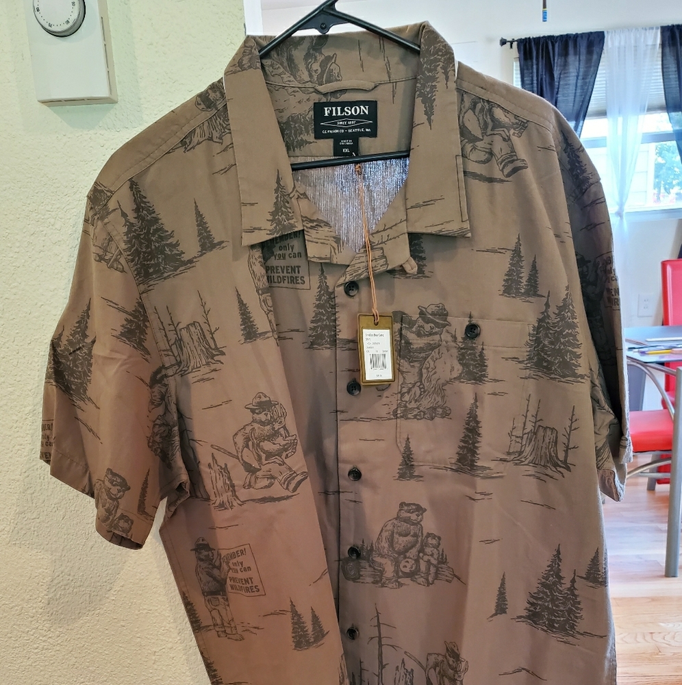 Smokey bear camp shirt